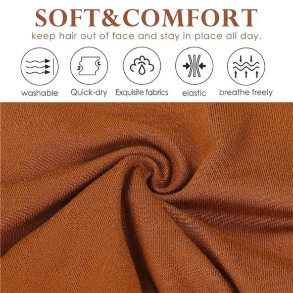 12 Pack Headbands for Women, Fashionable Sports Hairbands, Elastic Wide Headband - Picture 3 of 8